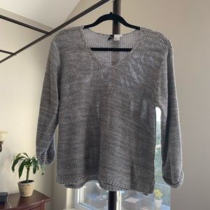 Grey H&M Crochet Sweater